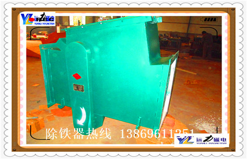 液體管道除鐵器，液體漿料管道式除鐵器_遠(yuǎn)力液體漿料管道式除鐵器12000高斯 可定制工作原理_安裝示意圖 